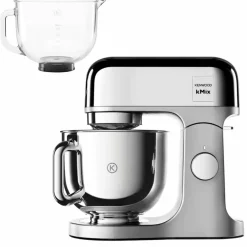 KMix KMX760CH kjøkkenmaskin med ekstra glassbolle 5 liter, krom