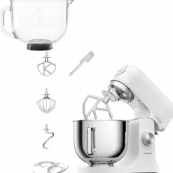KMX751A kjøkkenmaskin med ekstra glassbolle 5 liter, hvit