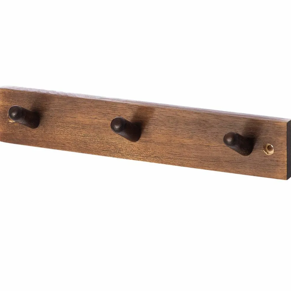 Knaggrekke, 3 knagger, Brun