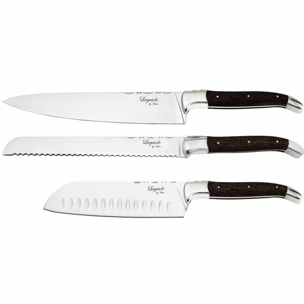 Knivsett 3 deler, Black Wood