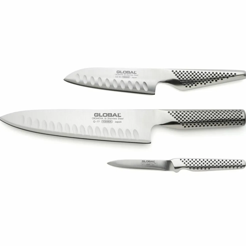 Knivsett 3 deler: G-77, GS-90 og GSF-15