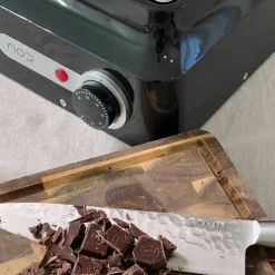 Knivsett 3 deler, hamret rustfritt stål
