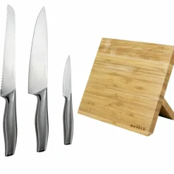 Knivsett i 3 deler med magnetisk knivblokk