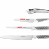 Knivsett med 3 Kniver & Fiskebeinspinsett (Fiskesett)