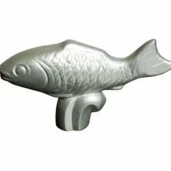Knopp av Metall - Fisk
