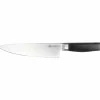 Kokkekniv, 20 cm, svart
