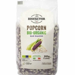 Økologisk popcorn 500g, blå