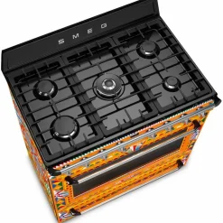 Komfyr m. gasskoketopp Dolce & Gabbana Divina Cucina TR90DGC9 90 cm