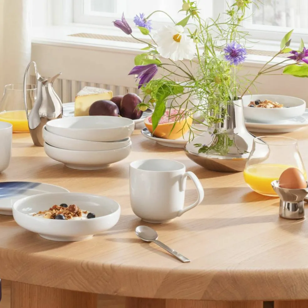 Koppel frokostskål 15 cm, hvit