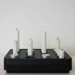 Korkskål, 4 cm, svart