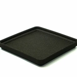 Korkskål, 4 cm, svart