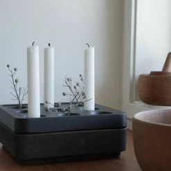 Korkskål for stumpastaken, liten, svart