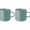 Krus 2-pakning, dusty green