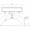 KSG9P4X integrert ventilator 90 cm, rustfritt stål