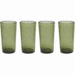Kuki Highball glass 33 cl 4 stk, grønn