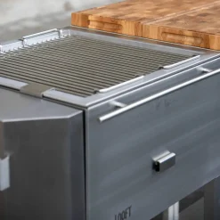 Kullgrill til utekjøkken, rustfritt stål