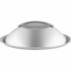 Kuppellokk 24 cm, rustfritt stål