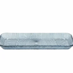 Kusintha serveringsfat 38 x 14 cm, blå