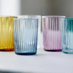 Kusintha vannglass 28 cl 4-pakning, rosa