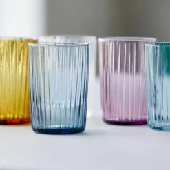 Kusintha vannglass 28 cl 4-pakning, rosa