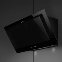KV194B3 veggmontert ventilator 90 cm, svart