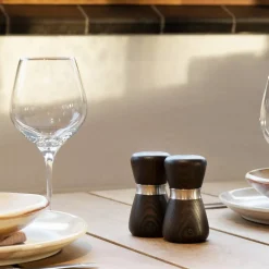 Kyoto krydderkvern 17 cm, brown glaze