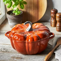 La Cocotte Gresskar støpejernsgryte 24 cm / 3,5 liter, kanel