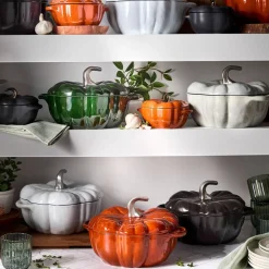 La Cocotte Gresskar støpejernsgryte 24 cm / 3,5 liter, kanel