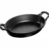 La Cocotte Oval Form/Fat Svart 21 cm 0,7 l