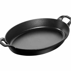 La Cocotte Oval Form/Fat Svart 32 cm 2,6 l