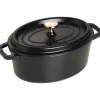 La Cocotte Oval Gryte Svart 23 cm 2,35 l