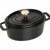 La Cocotte Oval Gryte Svart 15 cm 0,6 l
