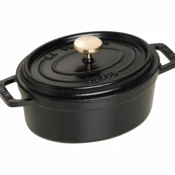 La Cocotte Oval Gryte Svart 15 cm 0,6 l