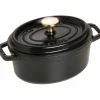 La Cocotte Oval Gryte Svart 17 cm 1 l