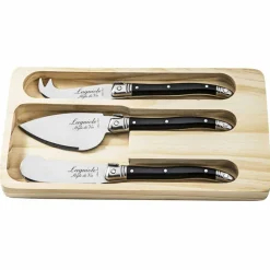 Laguiole Ostekniver 3 stk, brun