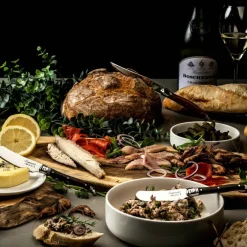 Laguiole Premium Line smørkniv 4-pakning, mørkebrun