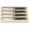 Laguiole Smørkniver 4-pakning, oliventre