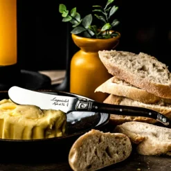 Laguiole Smørkniver 4-pakning, oliventre