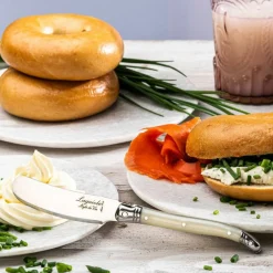 Laguiole Smørkniv 4-pakning, svart