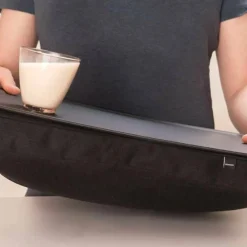 Laptray Anti-Slip brett Sort
