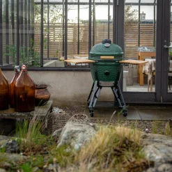 Large Gen 2 kamadogrill med Grillmesterens rotisseri, svart