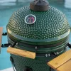 Large Gen 2 kamadogrill med tilbehørspakke, grønn