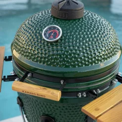 Large Gen 2 kamadogrill med tilbehørspakke, grønn