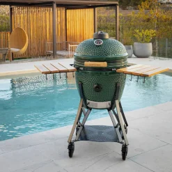 Large Gen 2 kamadogrill med tilbehørspakke, grønn