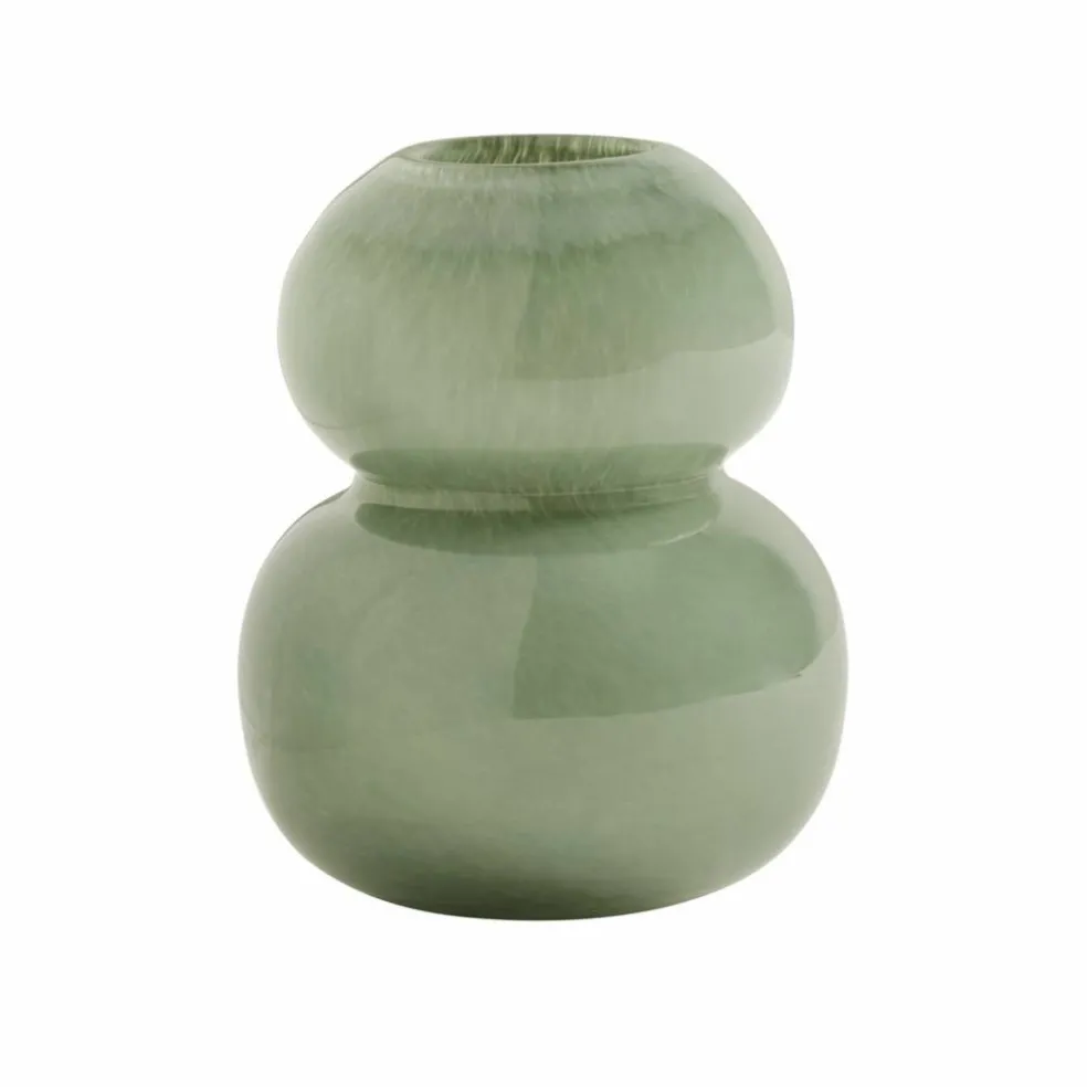 Lasi vase 12,5 cm, jade