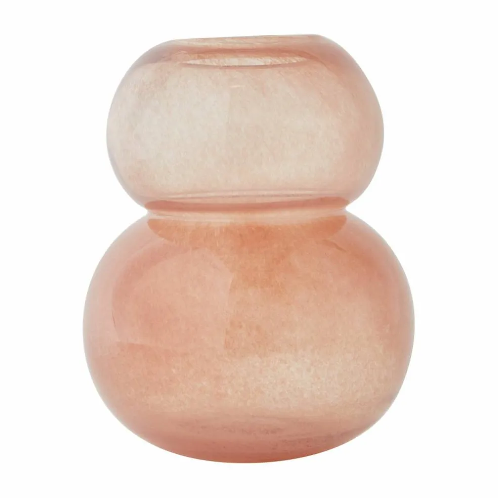 Lasi vase 23 cm, rose