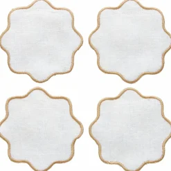 La Tavola glassbrikker 4-pakning, hvit/grønn