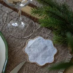 La Tavola glassbrikker 4-pakning, hvit/beige