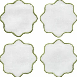 La Tavola glassbrikker 4-pakning, hvit/beige