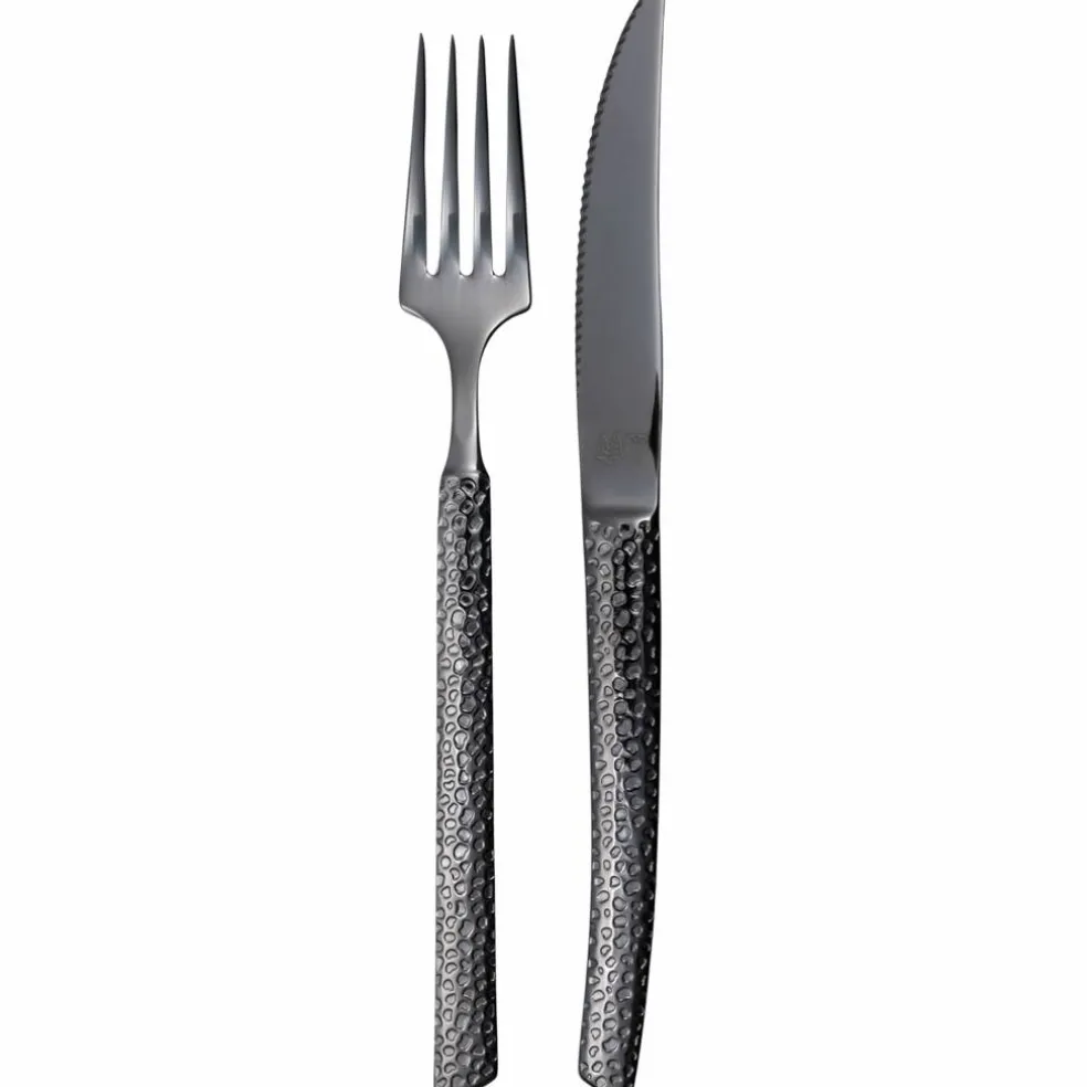 LAVA Steakset 8 deler, antrasitt
